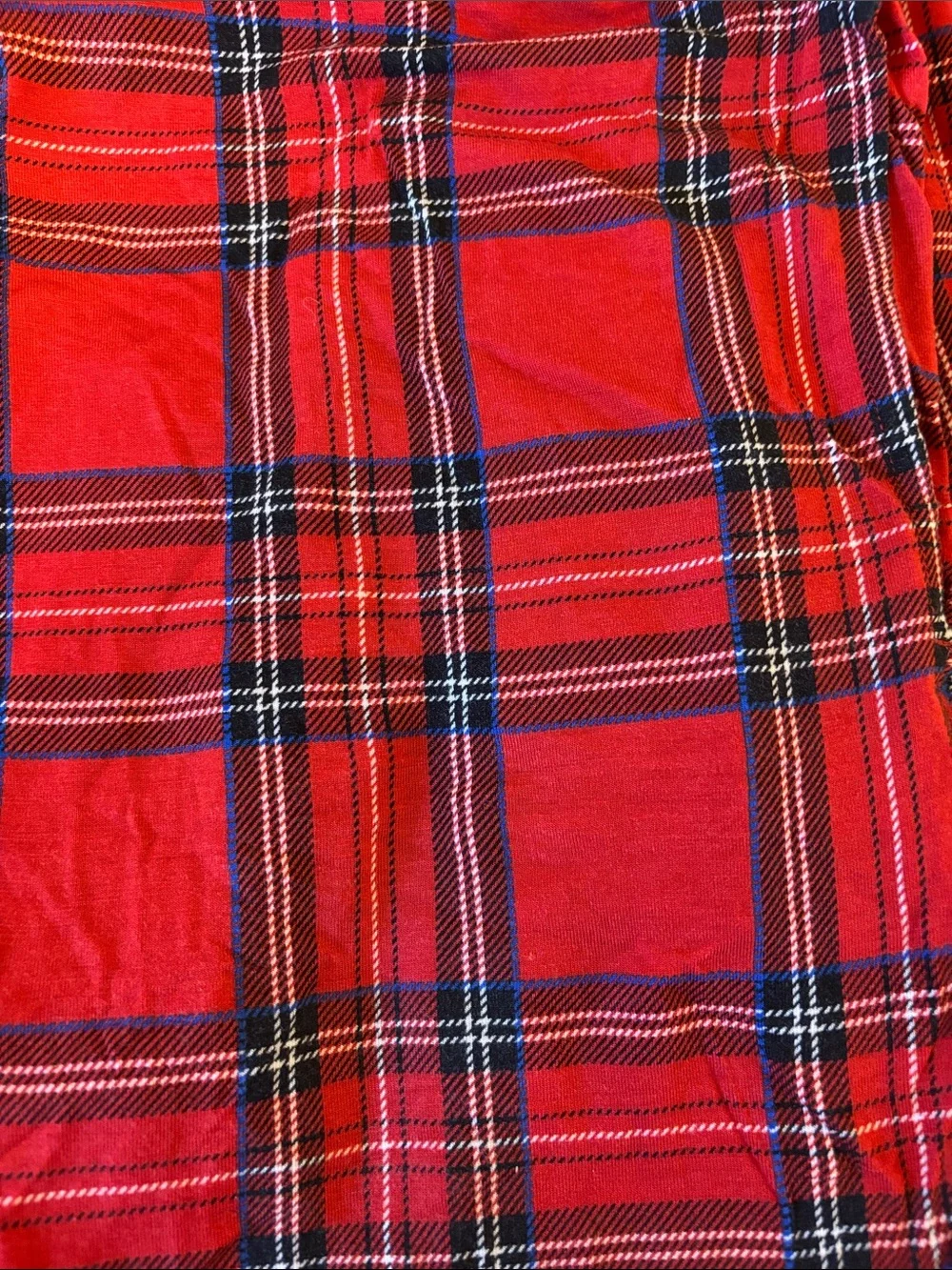 Little Sleepies Women’s Red Plaid Joggers Size M